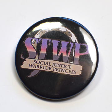 SJWP Social Justice Warrior Princess Xena Feminist Badge