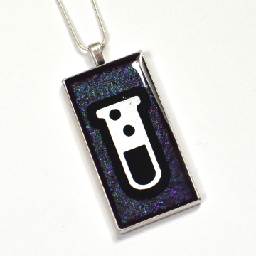 Test Tube Rectangular Pendant